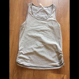 Lucy athletic tank grey/white